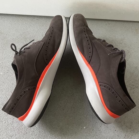 Cole Haan Grand Troy Wingtip Oxford Gray Shoes Sneakers Mens 12M C33765